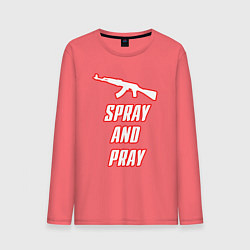 Мужской лонгслив Spray and play