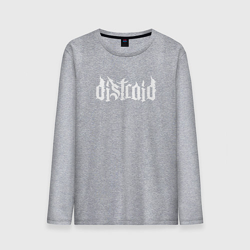 Мужской лонгслив Логотип Distraid / Меланж – фото 1