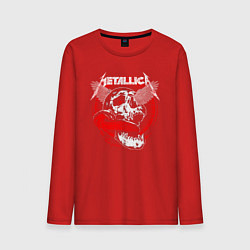 Лонгслив хлопковый мужской Metallica The God that failed, цвет: красный