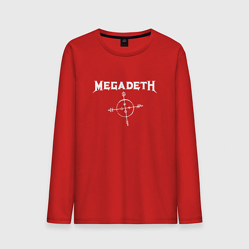 Мужской лонгслив Megadeth: Cryptic Writings / Красный – фото 1