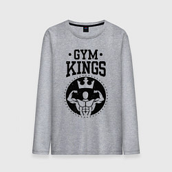 Лонгслив хлопковый мужской Gym kings, цвет: меланж