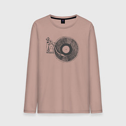Мужской лонгслив Vinyl style