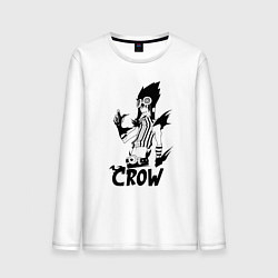 Лонгслив хлопковый мужской Crow- Аниме Bakuman, цвет: белый