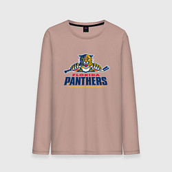 Лонгслив хлопковый мужской Florida panthers - hockey team, цвет: пыльно-розовый