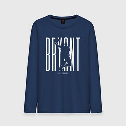 Лонгслив хлопковый мужской Легенда Коби Брайант, цвет: тёмно-синий