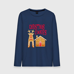 Мужской лонгслив Рождественское печенье