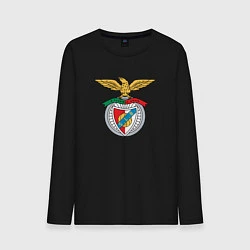 Лонгслив хлопковый мужской Benfica club, цвет: черный