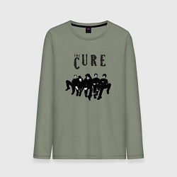 Лонгслив хлопковый мужской The Cure - A Band, цвет: авокадо