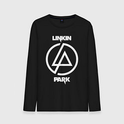Лонгслив хлопковый мужской Linkin Park logo, цвет: черный