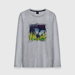 Лонгслив хлопковый мужской Camouflage - One Fine Day singles, цвет: меланж