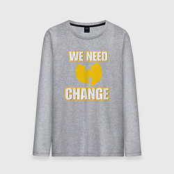 Мужской лонгслив We need change