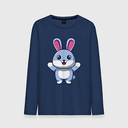 Мужской лонгслив Hello bunny