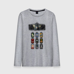 Лонгслив хлопковый мужской Легионы лоялисты, цвет: меланж