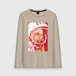 Мужской лонгслив Gagarin in red