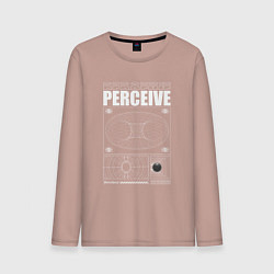 Мужской лонгслив Perceive streetwear