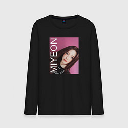 Лонгслив хлопковый мужской Miyeon k-stars, цвет: черный