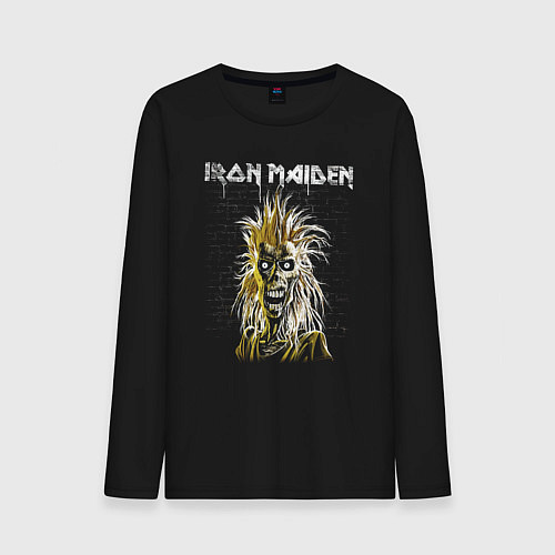 Мужской лонгслив Iron Maiden Eddie / Черный – фото 1