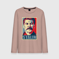 Мужской лонгслив Face Stalin