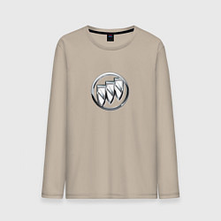 Мужской лонгслив Buick logo металик