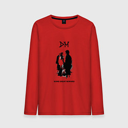 Лонгслив хлопковый мужской Depeche Mode - some great reward box, цвет: красный