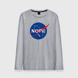 Мужской лонгслив Nope NASA
