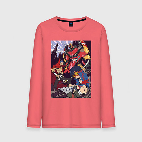 Мужской лонгслив Гуррен-Лаганн Камина Симон / Коралловый – фото 1