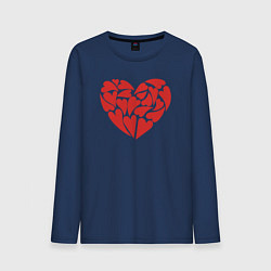 Мужской лонгслив Hearts of love