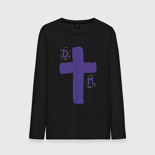 Мужской лонгслив Depeche Mode - sofad cross / Черный – фото 1
