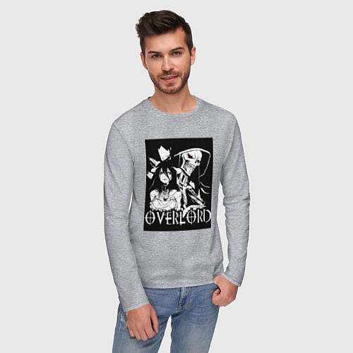 Мужской лонгслив Повелитель / Меланж – фото 3