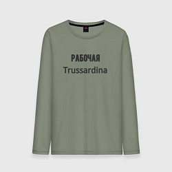 Мужской лонгслив Рабочая trussardina
