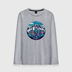 Мужской лонгслив Город Нальчик