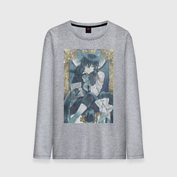 Лонгслив хлопковый мужской Мемуары Ванитаса цепи, цвет: меланж