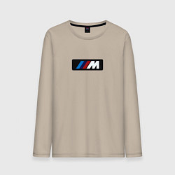 Мужской лонгслив BMW logo sport steel
