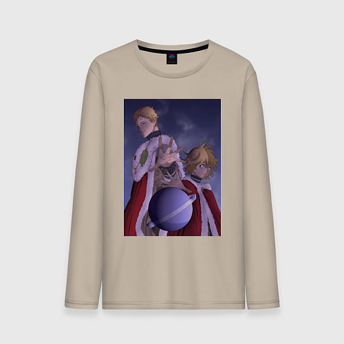 Мужской лонгслив Чёрный клевер Юлиус король магов / Миндальный – фото 1