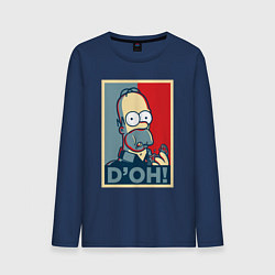 Мужской лонгслив Homer with donut