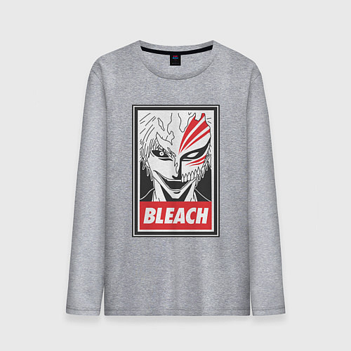 Мужской лонгслив Блич / Меланж – фото 1
