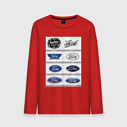 Мужской лонгслив Ford логотип