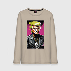 Мужской лонгслив Trumps not dead - motto