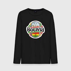 Лонгслив хлопковый мужской Bolivia, цвет: черный
