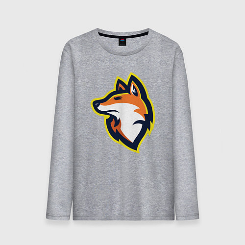 Мужской лонгслив Fox team / Меланж – фото 1