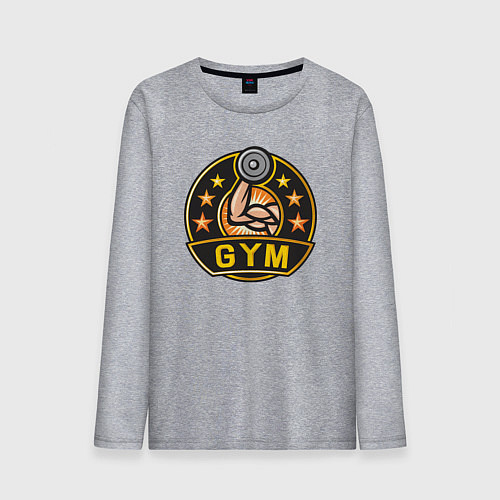 Мужской лонгслив Gym stars / Меланж – фото 1