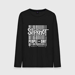Лонгслив хлопковый мужской Slipknot - people shit, цвет: черный