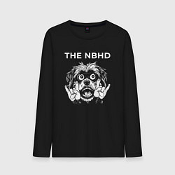 Лонгслив хлопковый мужской The Neighbourhood rock dog, цвет: черный