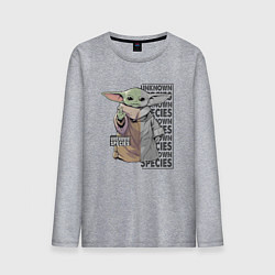 Мужской лонгслив Unknown specis - Baby Yoda