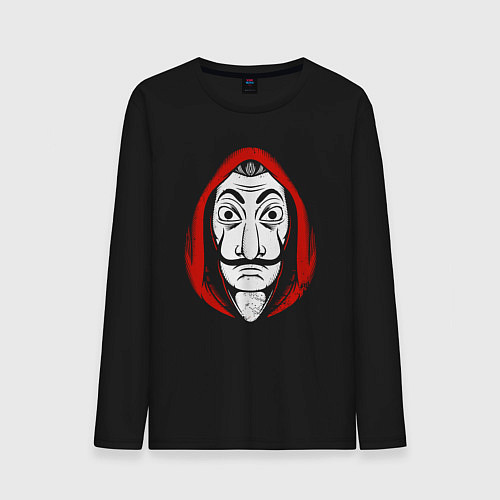 Мужской лонгслив Money heist / Черный – фото 1