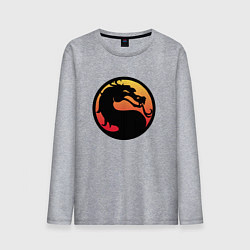 Лонгслив хлопковый мужской Mortal Kombat, цвет: меланж