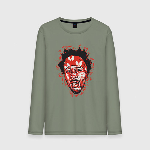 Мужской лонгслив Wu-Tang RZA / Авокадо – фото 1