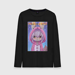 Лонгслив хлопковый мужской Nanachi in the pajama, цвет: черный