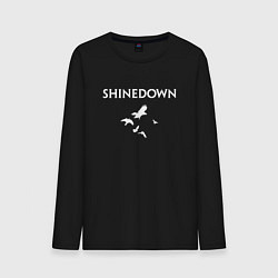 Лонгслив хлопковый мужской Shinedown - logo, цвет: черный