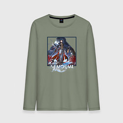 Лонгслив хлопковый мужской Блэйд, цвет: авокадо